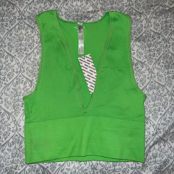 NWT Neon crop top bundle set PINK and urban outfitters size M - Picture 2 of 8